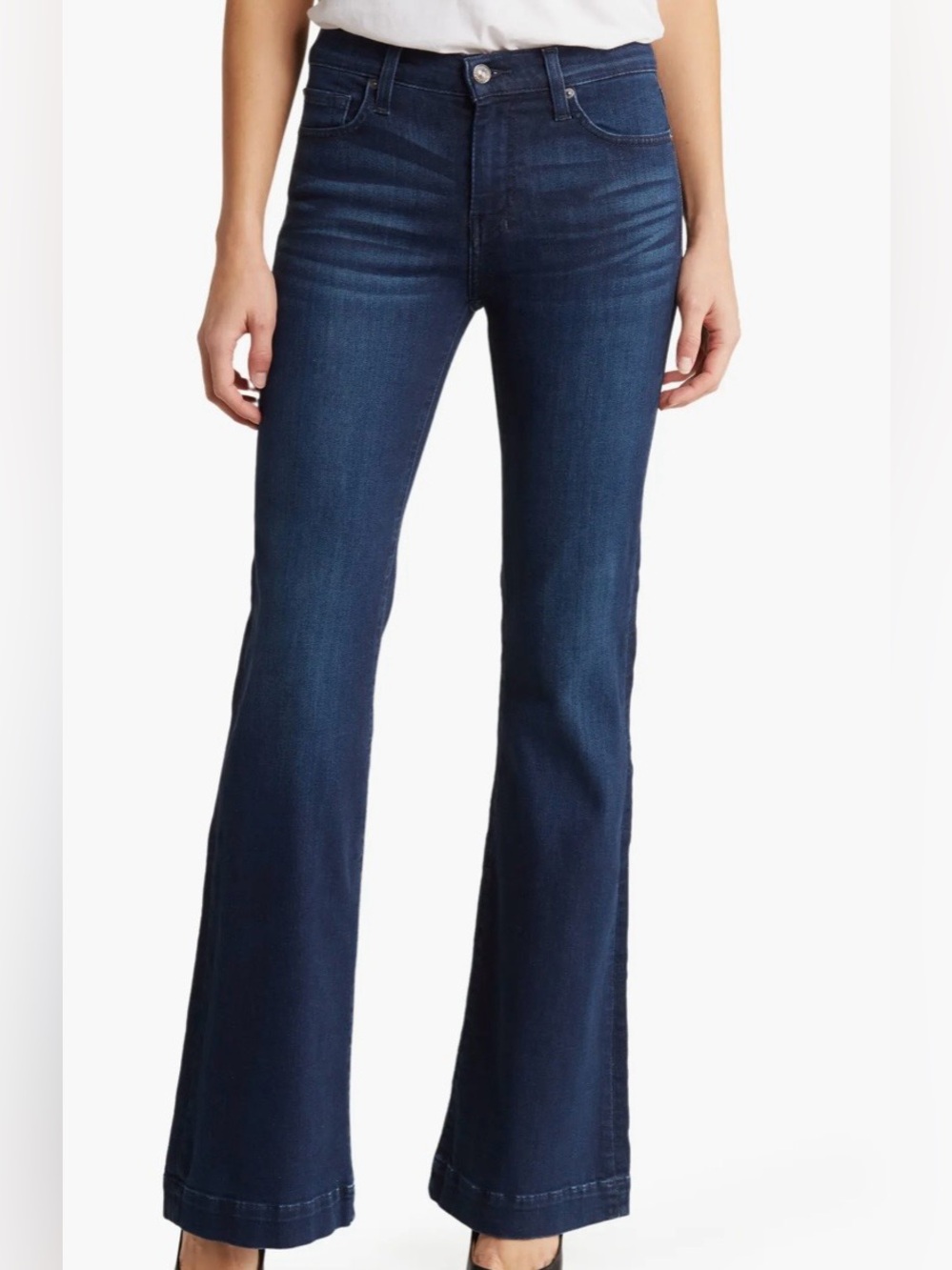 7 for all mankind Dojo Women's Wide Leg Jeans in Blue Like New 26